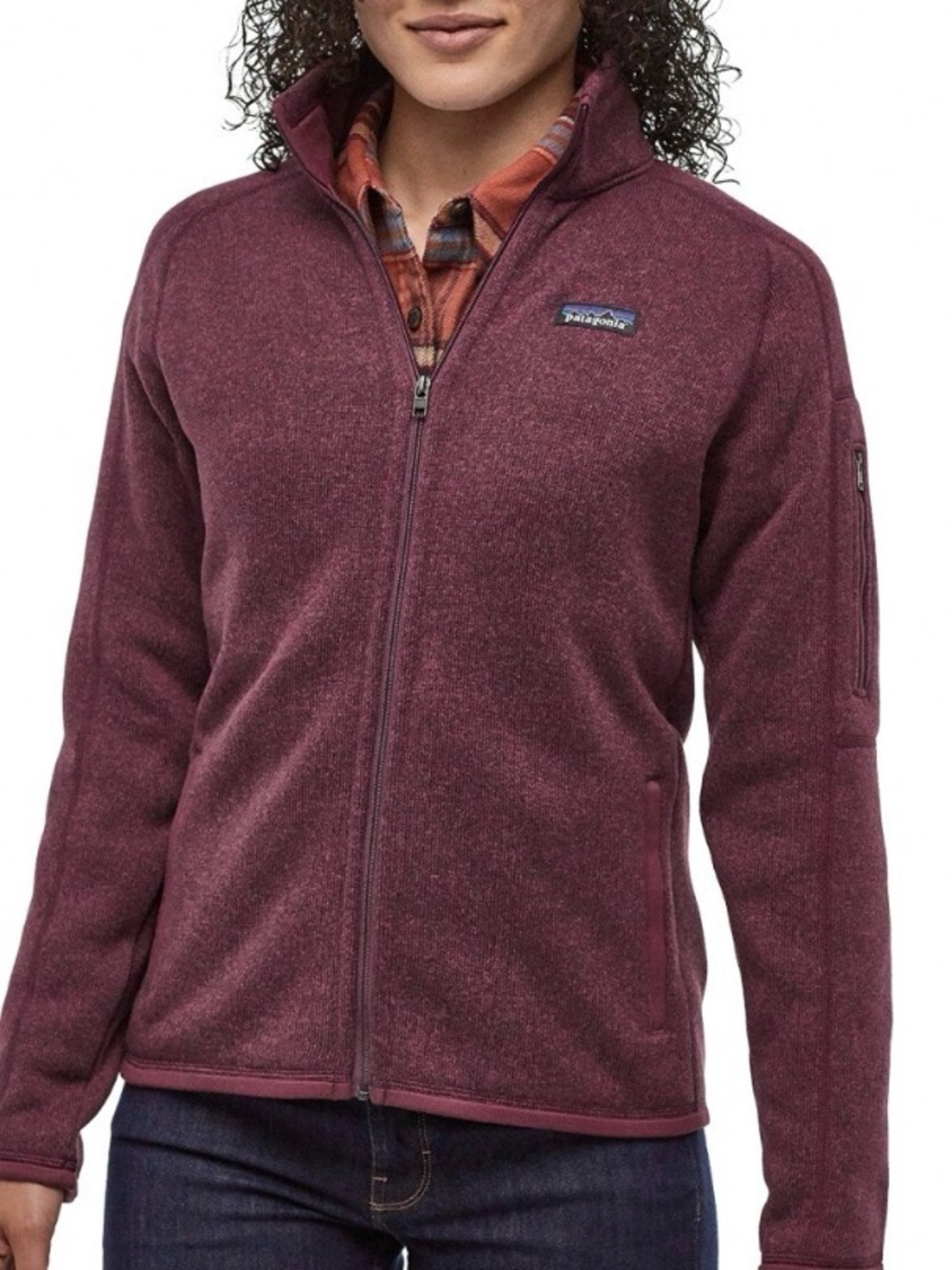 Patagonia Women's Full-Zip Better Sweater Jacket - Dark Ruby XXS